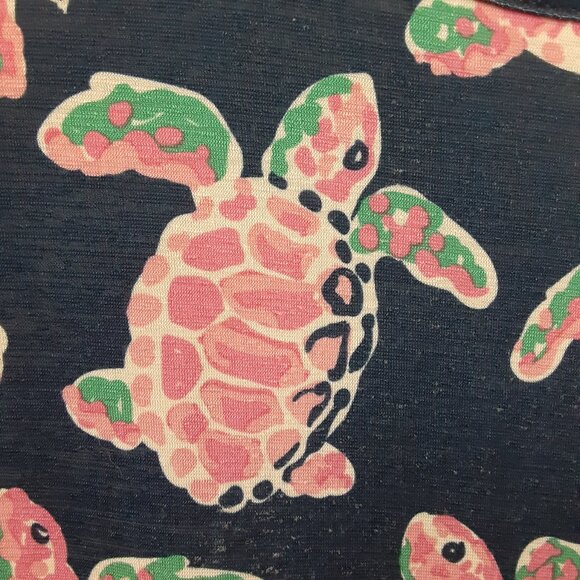 Simply Southern Womens Dress L Turtle A-Line Knee Length Pockets Snag Spots - Picture 10 of 10